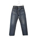 楽天ブランド買取・販売　BRINGBALENCIAGA（バレンシアガ） サイズ:33 RELAXED JEANS DEEP BLUE 724715 リラックス デニムパンツ インディゴブルー ワイドバギーパンツ【新古品/中古】【程度S】【カラーブルー】【取扱店舗BRING仙台店】