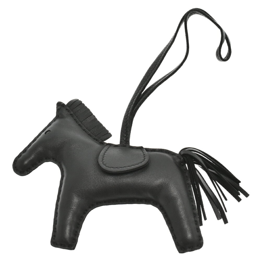 HERMES(エルメス) サイズ:MM ロデオタッチ MM A刻印 バッグチャーム ホース 馬 ブラック【中古】【程度A】【カラーブラック】【取扱店舗BRING心斎橋店】のサムネイル