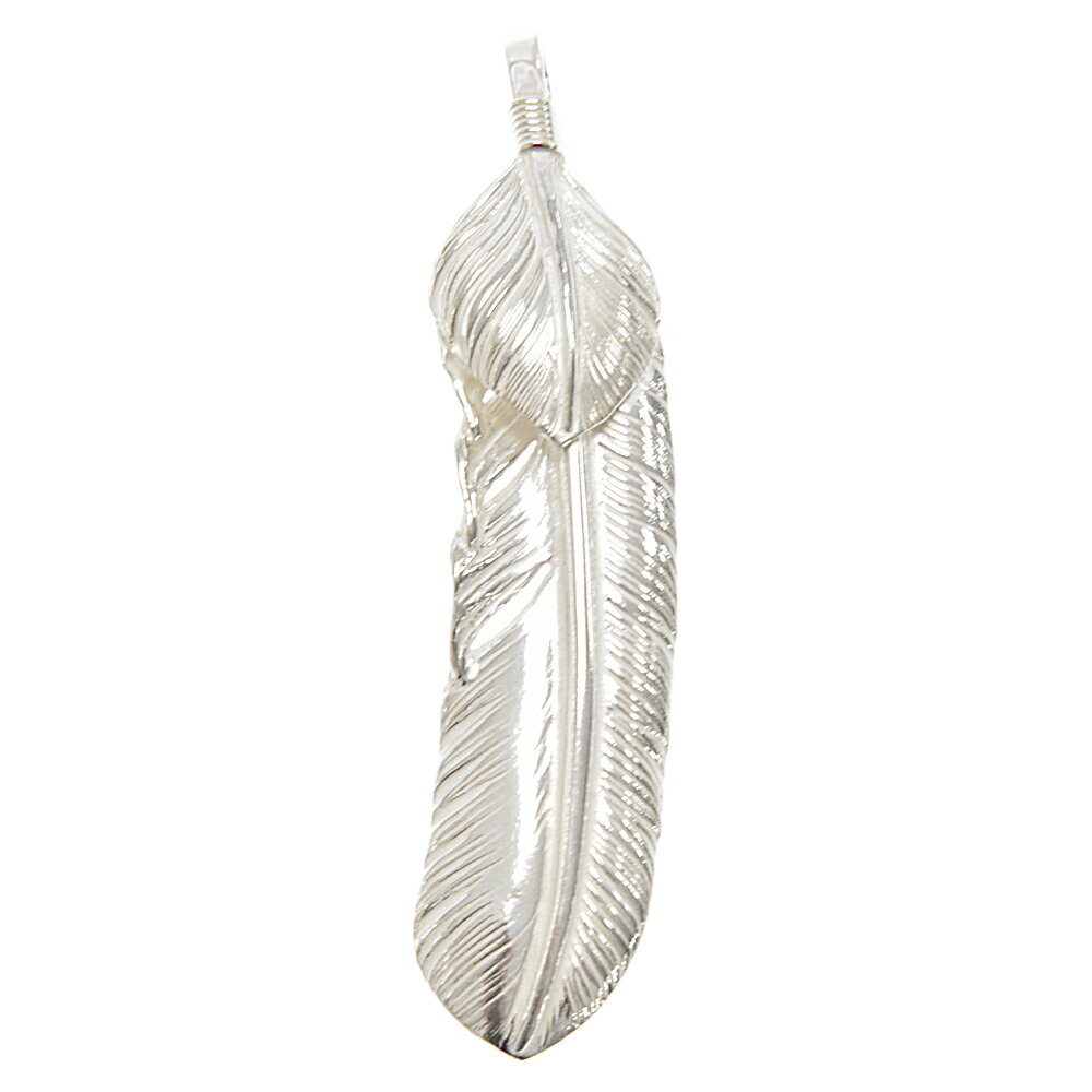 goro's(ゴローズ) サイズ:特大 【新品】上銀特大フェザー 右向き ネックレストップ【新古品/中古】【程度N】【カラーシルバー】【取扱店舗OneStyleプロペラ通り店】