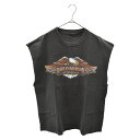 VINTAGE(ヴィンテージ) 90 039 s Harley-Davidson ハーレーダビッドソン STONE MOUNTAIN 両面プリント Tシャツ/タンクトップ ブラック 1999年製【中古】【程度B】【カラーブラック】【オンライン限定商品】