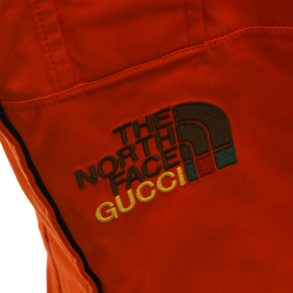 GUCCI(グッチ) サイズ:L 21AW×THE NORTH FACE Edition OverAll エディション オーバーオール オレンジ 663768 ZAHTL【新古品/中古】【程度S】【カラーオレンジ】【取扱店舗新宿】