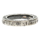 CHROME HEARTS(クロムハーツ) サイズ:7号 3mm SPACER FUCKYOU/3mmスペーサーファックユー シルバーリング 7号