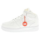 LOUIS VUITTON(ルイヴィトン) サイズ:25cm/US7 ×Nike Air Force 1 Mid by Virgil Abloh White ナイキ エアフォース1 ミッド バイ ヴァージル アブロー モノグラム スニーカー ホワイト MS0212【新古品/中古】【程度S】【カラーホワイト】【取扱店舗渋谷】