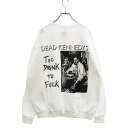 WACKO MARIA(ワコマリア) サイズ:XL 23AW DEAD KENNEDYS CREWNECK SWEAT SHIRT デッドケネディーズ プルオーバー クルーネックスウェットシャツ トレーナー ホワイト【新古品/中古】【程度S】【カラーホワイト】【取扱店舗BRING仙台店】