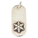 CHROME HEARTS(クロムハーツ) RAISED STAR DOGTAG レイズドスター ドッグタグ シルバーネックレストップ シルバー【中古】【程度B】【カラーシルバー】【取扱店舗OneStyle原宿店】