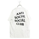 ANTI SOCIAL SOCIAL CLUB(アンチソーシャルソーシャルクラブ) サイズ:L Logo S/S Tee ロゴ半袖Tシャツ ホワイト【新古品/中古】【程度S】【カラーホワイト】【オンライン限定商品】