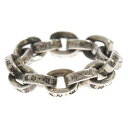 CHROME HEARTS(クロムハーツ) サイズ:2号 PAPER CHAIN RING/ペーパーチェーン シルバーリング【中古】【程度A】【カラーシルバー】【取扱店舗BRINGアメリカ村店】