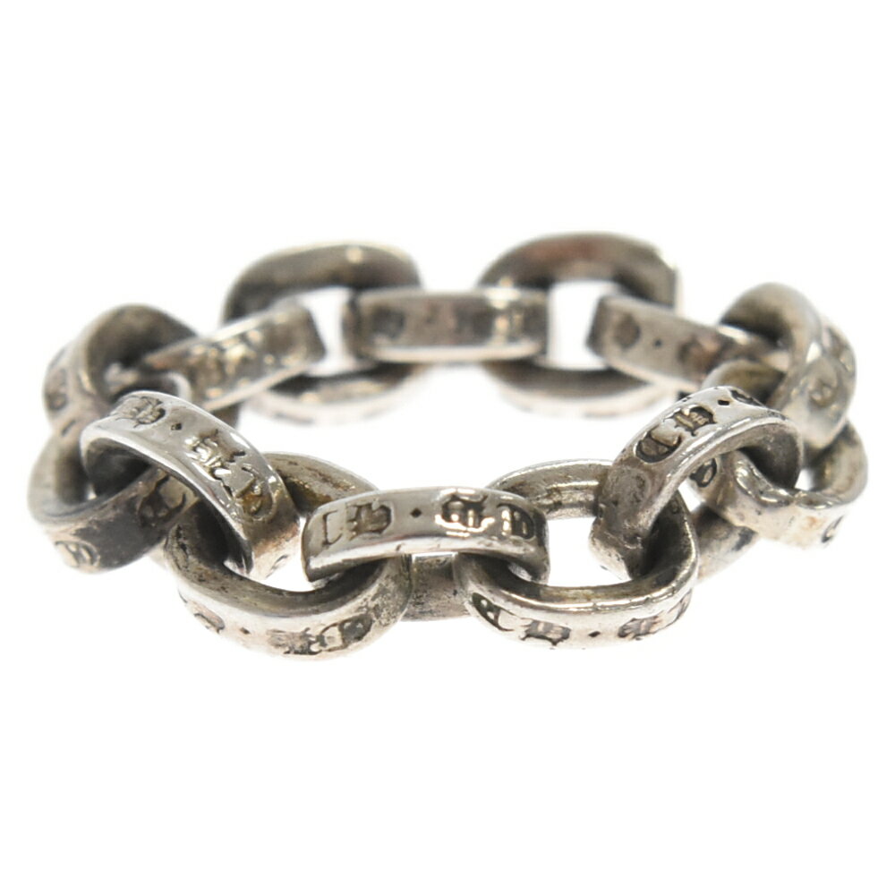 CHROME HEARTS(クロムハーツ) サイズ:2号 PAPER CHAIN RING/ペーパーチェーン シルバーリング【中古】【程度A】【カラーシルバー】【取扱店舗BRINGアメリカ村店】 2