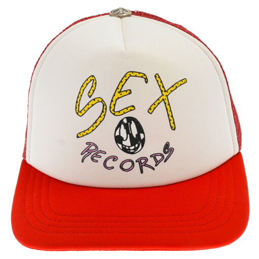 【楽天市場】CHROME HEARTS(クロムハーツ) SEX TRUCKER CAP RED/トラッカーキャップ PPO SEXRCDクロス