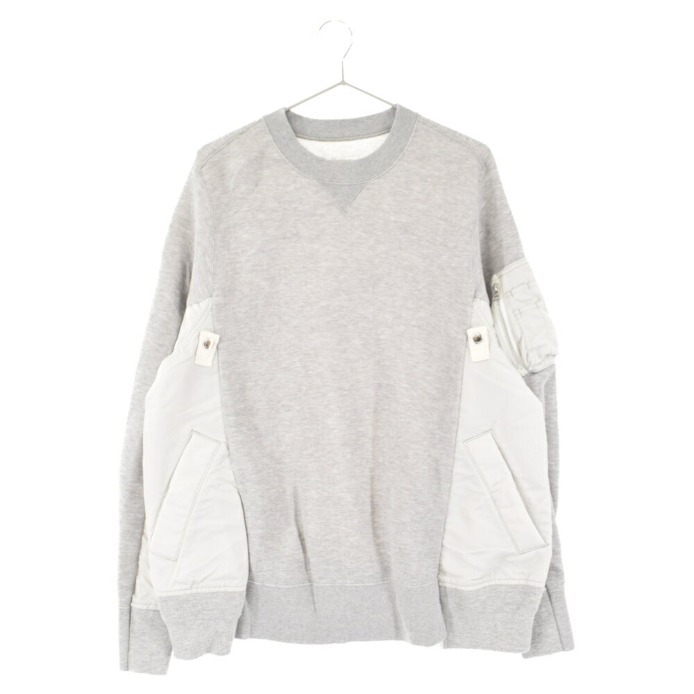 Sacai(サカイ) サイズ:2 19AW Sponge Sweat 再構築 ドッキング Sacai(サカイ) サイズ:2 19AW Sponge Sweat 再構築 ドッキング