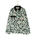 MARNI(マルニ) サイズ:S ×CARHARTT WIP OG CHORE COAT カーハート フラワー チョアコート カバーオールジャケット グリーン【新古品/中古】【程度S】【カラーグリーン】【取扱店舗BRING渋谷ANNEX店】