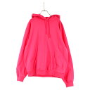 CELINE(セリーヌ) サイズ:XL 21SS LOOSE HOODIE WHIT HOOD LOGO 2Y499052H フードロゴスウェットプルオーバーパーカー ピンク【中古】【程度B】【カラーピンク】【取扱店舗新宿】