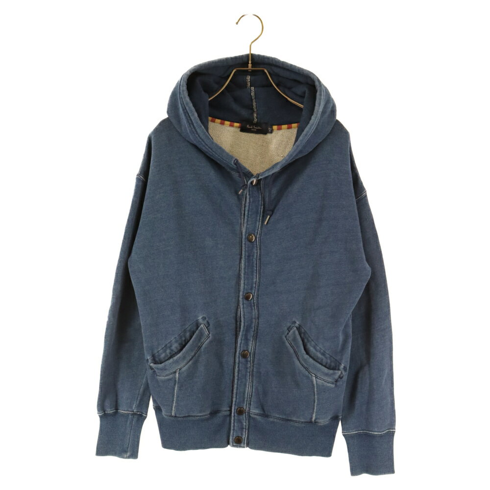 Paul Smith JEANS(|[X~XW[Y) TCY:M INDIGO SWEAT HOODED PARKA CfBS XEFbg t[fbhp[J[ PJ-DW-41280yÁzyxBzyJ[u[zyIC菤iz