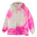 LOUIS VUITTON(ルイヴィトン) サイズ:54 22SS OVERSIZED TIE-DYE PUFFER JACKET RM221 L19 HMB93E オーバーサイズ タイダイ パファージャケット ダウンジャケット ピンク【新古品/中古】【程度S】【カラーピンク】【オンライン限定商品】