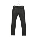 SAINT LAURENT PARIS(サンローランパリ) サイズ:27 ORIGINAL LOW WAIST SKINNY JEANS オリジナルローウエストスキニージーンズ パンツ ブラック 476096 Y824K 1072【中古】【程度B】【カラーブラック】【取扱店舗BRING京都河原町店】