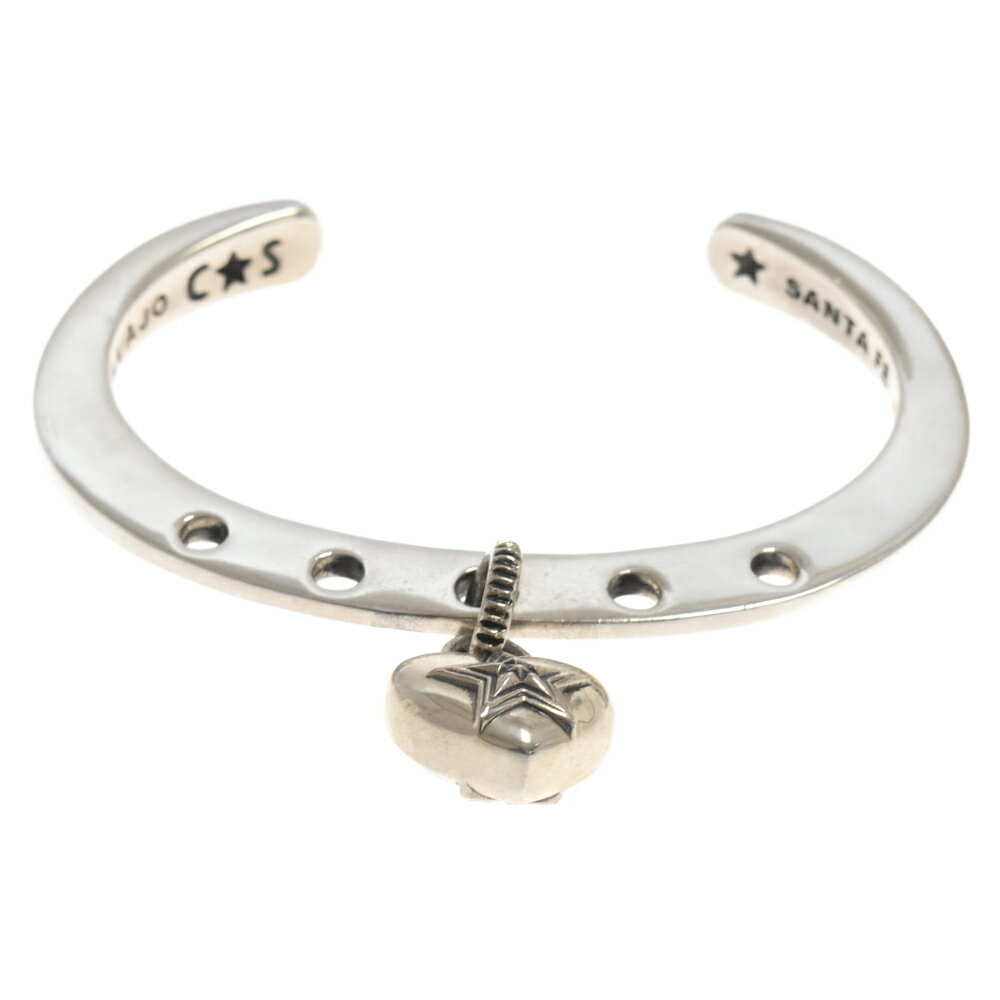 CODY SANDERSON(コディーサンダーソン) Lucky Charm Bracelet -Heart Charm ラッキーチャームハート バングル シルバー【新古品/中古】【程度S】【カラーシルバー】【取扱店舗OneStyle名古屋パルコ店】