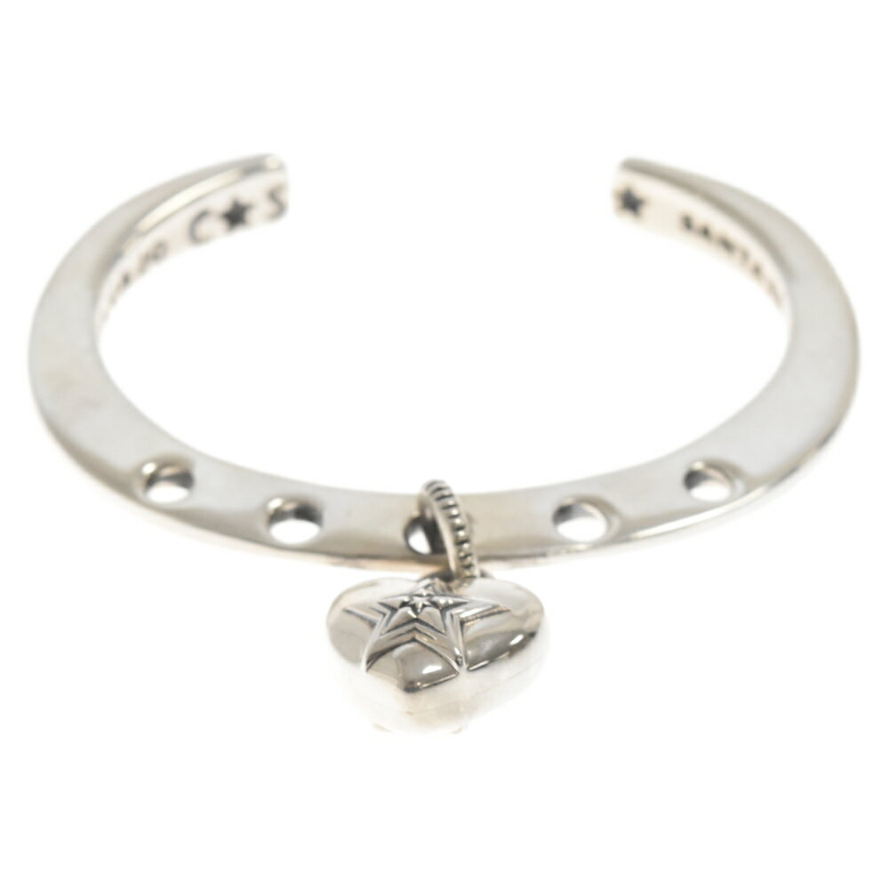 CODY SANDERSON(コディーサンダーソン) Lucky Charm Bracelet -Heart Charm ラッキーチャームハート バングル シルバー【新古品/中古】【程度S】【カラーシルバー】【取扱店舗渋谷】