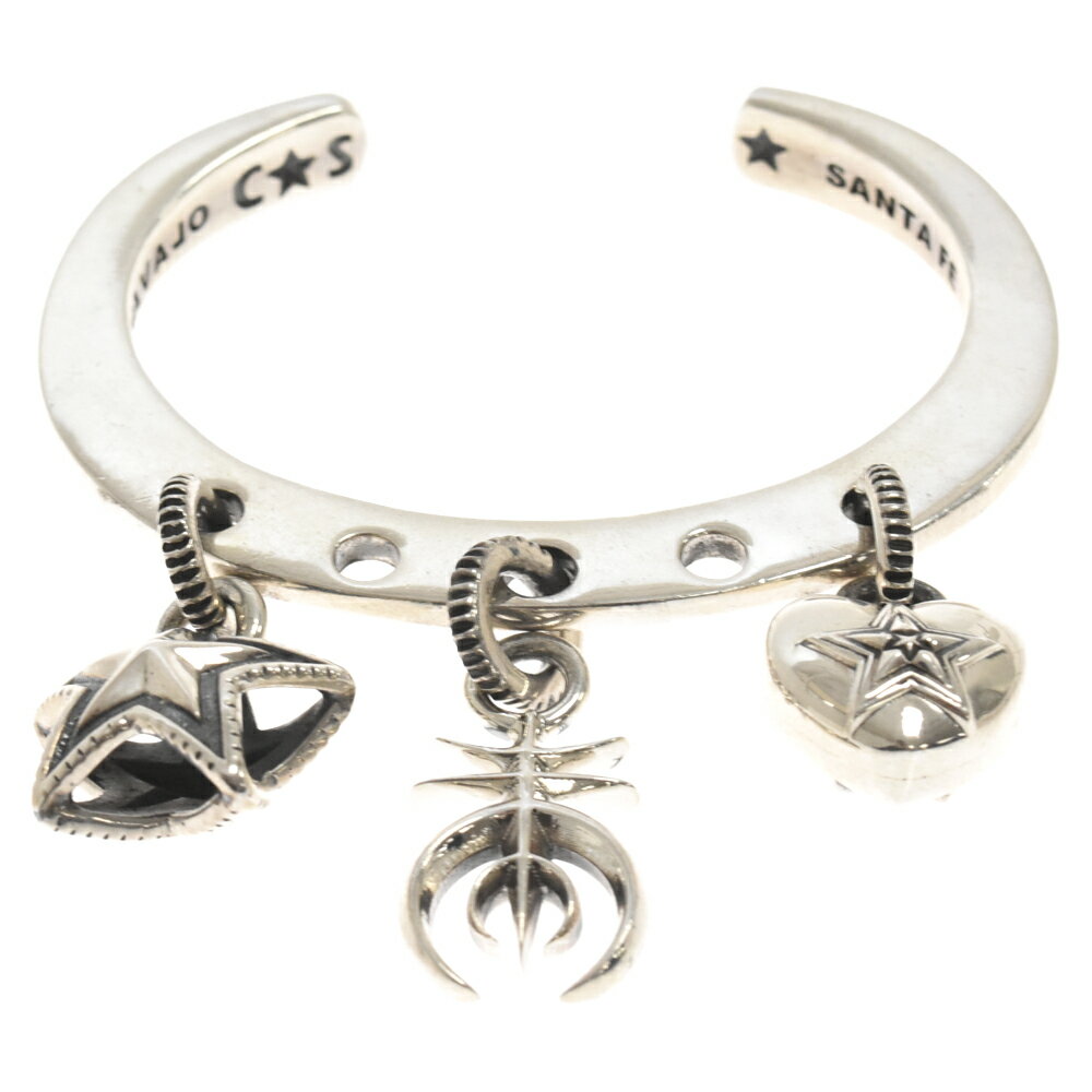 CODY SANDERSON(コディーサンダーソン) Lucky Charm Bracelet -All 3 Charms ラッキー チャーム ブレスレット バングル シルバー【新古品/中古】【程度S】【カラーシルバー】【取扱店舗BRING心斎橋店】