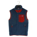 PATAGONIA(パタゴニア) サイズ:S CLASSIC RETRO X VEST 23048 クラシックレトロX フリースベスト ネイビー【中古】【程度B】【カラーネイビー】【オンライン限定商品】