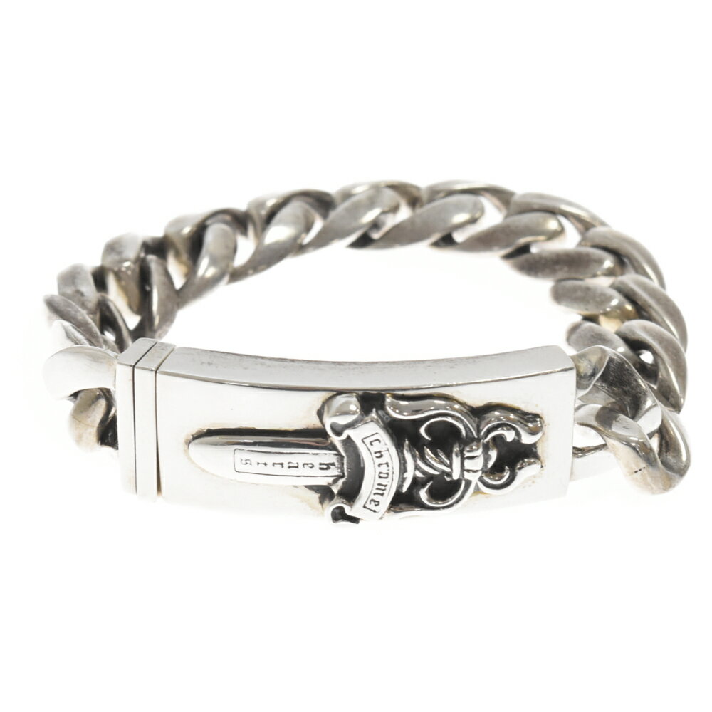 CHROME HEARTS(クロムハーツ) サイズ:13LINK ID DAGGER/ダガーIDクラシックリンク シルバーブレスレット 13LINK【中古】【程度B】【カラーシルバー】【取扱店舗OneStyle原宿店】