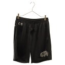 CHROME HEARTS(クロムハーツ) サイズ:M MESH VARSITY SHORTS CHプリントメッシュハーフパンツ ショートパンツ ブラック【中古】【程度SA】【カラーブラック】【取扱店舗BRINGアメリカ村店】