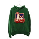 FR2(エフアールツー) サイズ:L 22SS×XLARGE FXXK ICON HOODIE エクストララージ フロントアイコン プルオーバーパーカ フーディー グリーン FRC1747【新古品/中古】【程度S】【カラーグリーン】【オンライン限定商品】