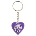 Girls Don 039 t Cry(ガールズドントクライ) Heart Keychain ハートキーチェーン キーホルダー パープル【新古品/中古】【程度S】【カラーパープル】【取扱店舗原宿】