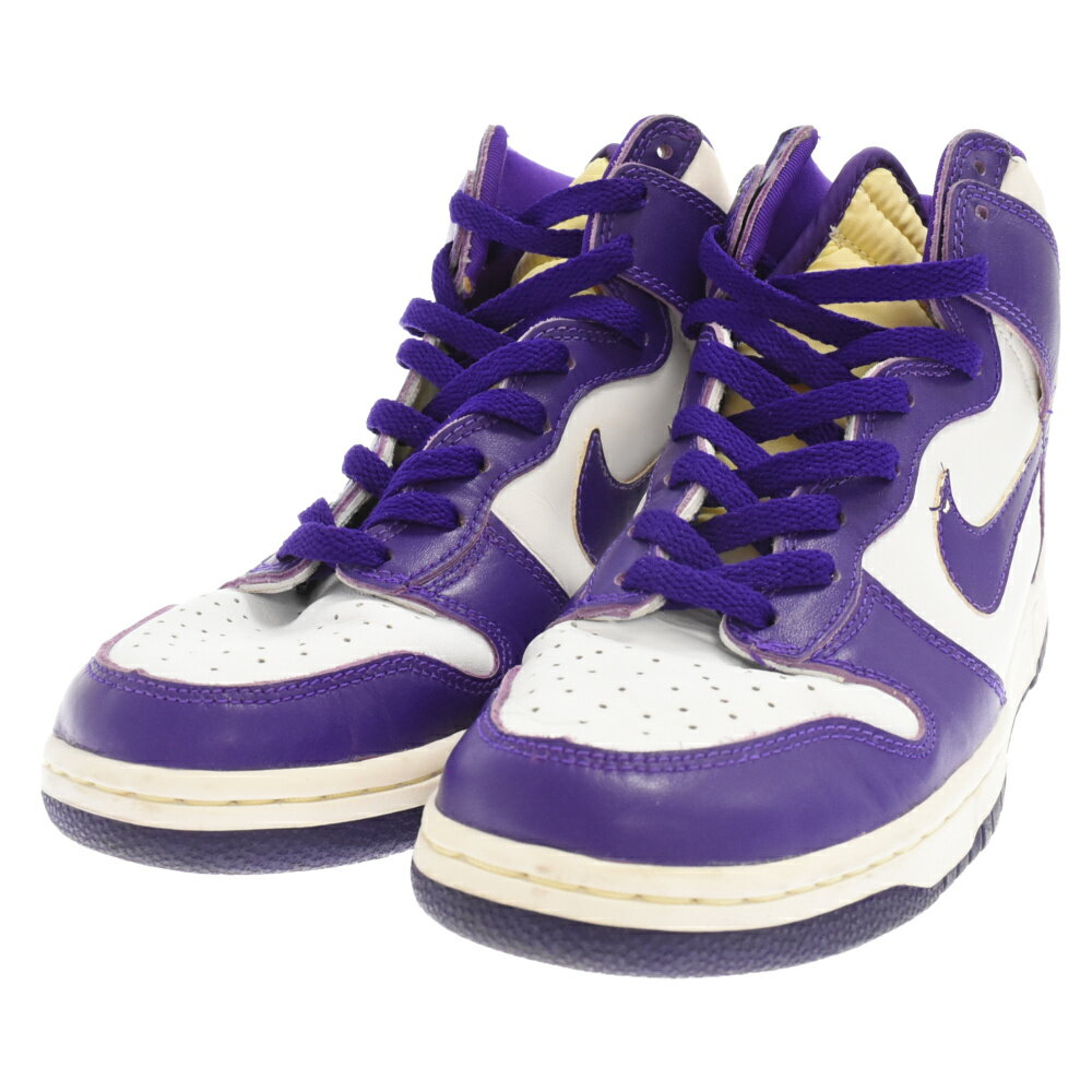 NIKE(ナイキ) サイズ:27.0cm 99年製 DUNK HIGH LE 630335-151 ダンク ハイカットスニーカー パープル/ホワイト US9/27cm【中古】【程度B】【カラーパープル】【取扱店舗BRING KICKS】 3