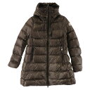 MONCLER(モンクレール) サイズ:0 SUYEN スイエン フード付きジップアップ ダウンジャケット ダークグリーン レディース A20934931949 53052【中古】【程度A】【カラーグリーン】【オンライン限定商品】