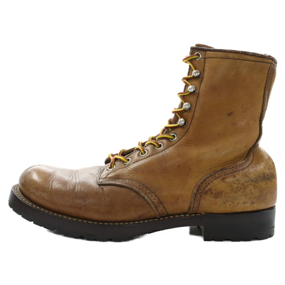 RED WING(レッド ウイング) サイズ:25.0cm 947 プレーントゥ ハイカットブーツ キャメル US7D/25cm