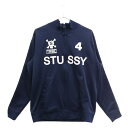 STUSSY(ステューシー) サイズ:M 00S ナンバリングロゴ スポーティー トラックジャケット ブルー【中古】【程度B】【カラーブルー】【オンライン限定商品】