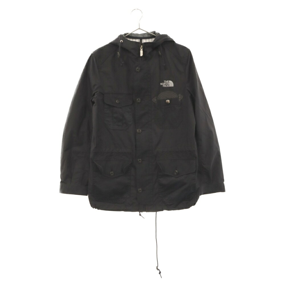 eYe COMME des GARCONS JUNYA WATANABE MAN(アイ コム デ ギャルソン ジュンヤ ワタナベ マン) サイズ:XS 15SS×THE NORTH FACE WINDSTOPPER マウンテンパーカー ブラック WO-J904【中古】【程度B】【カラーブラック】【オンライン限定商品】