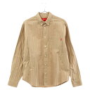 SUPREME(シュプリーム)20AW Jacquard Stripe Twill Shirt ジャガード ストライプツイル長袖シャツ タン/ベージュ ブランド SUPREME 品名 20AW Jacquard Stripe Twill Shirt ジャガード ストライプツイル長袖シャツ タン/ベージュ 表記サイズ S サイズガイドはコチラ 実寸 着丈：69.5センチ 身幅：53センチ 肩幅：44.5センチ 袖丈：60.5センチ 素材表記 画像参照/原産国：ベトナム製 カラー タン/ベージュ 商品状態 若干の使用感有り 付属品：写真に写っているものがすべてになります。 備考：- 商品番号 9023L230086※お問い合わせの際は、こちらの商品番号をお伝えいただくとスムーズです。 注意事項 ※掲載商品は実店舗等で同時販売しており、欠品になる場合がございます。 恐れ入りますがその際はキャンセルとなりますため、予めご了承くださいませ。 ※原則、お客様都合でのキャンセル・返品はお受けできません。 ≪返品について詳しくはこちらをご覧くださいませ。≫ ご利用の際はショッピングガイドを必ずご一読の上、ご購入へお進みくださいませ。 状態ランク A N 新品〜未使用品 新品未開封品になります。（付属品も備わっているのが条件。） S 未使用品になりますが付属品などが揃っていない状態になります。 SA 試着程度の使用感があります。極めて状態の良い中古品になります。 A 使用感の少ない比較的状態の良い中古品になります。 AB 使用感はありますが目立つ汚れやダメージが少ない中古品になります。 B 着用感があり若干の汚れ・ダメージが見受けられる中古品になります。 BC 使用感の強い中古品になります。 C 汚れ・ダメージが多数見受けられ難がある中古品になります。 【取扱店舗】 BRING THRIFT CLOSET TEL: 043-445-7761 このブランドの他の商品を見る