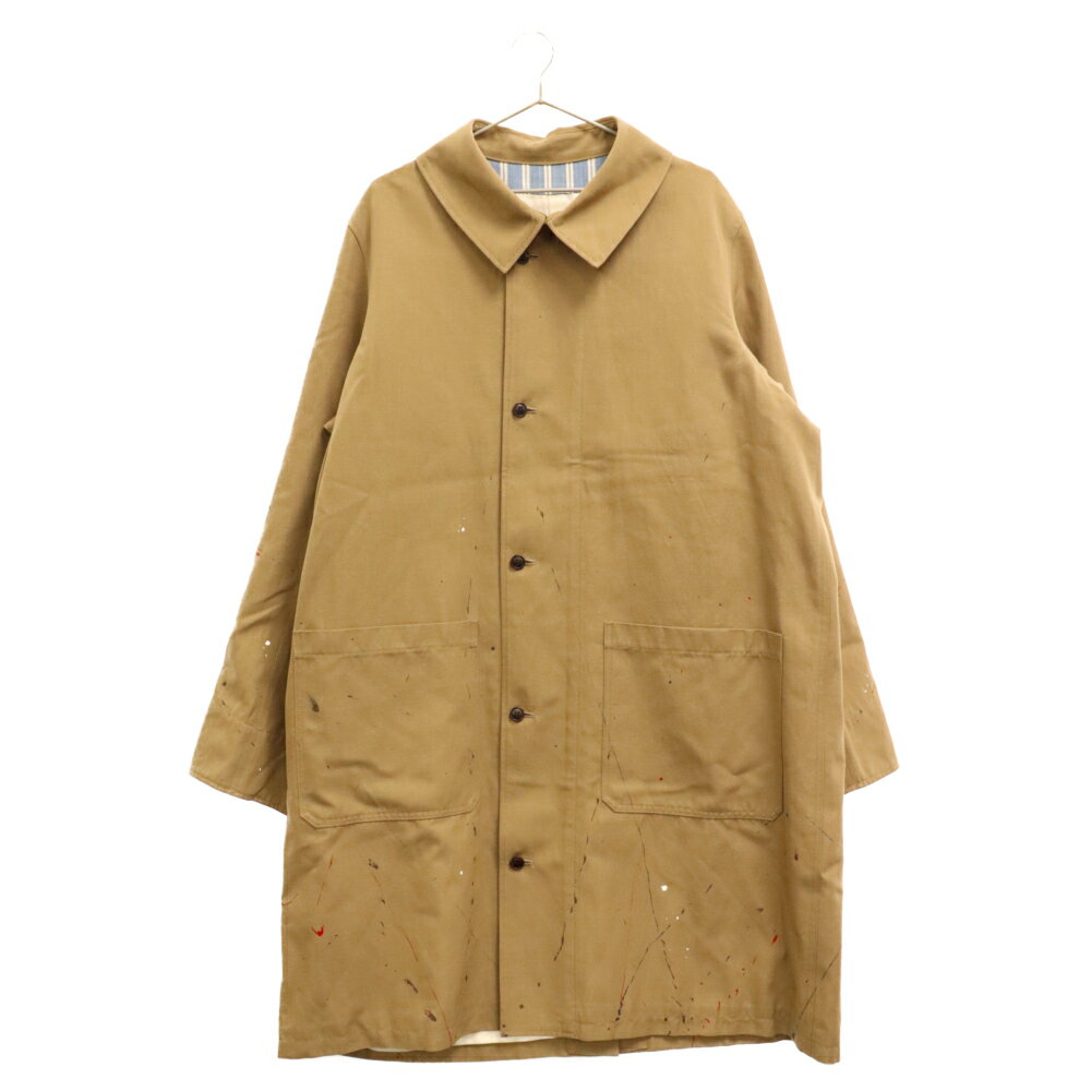 【中古】VISVIM サイズ:5 20AW GREASE MONKEY COAT ペンキ加工コート 0120205013010 ベージュ