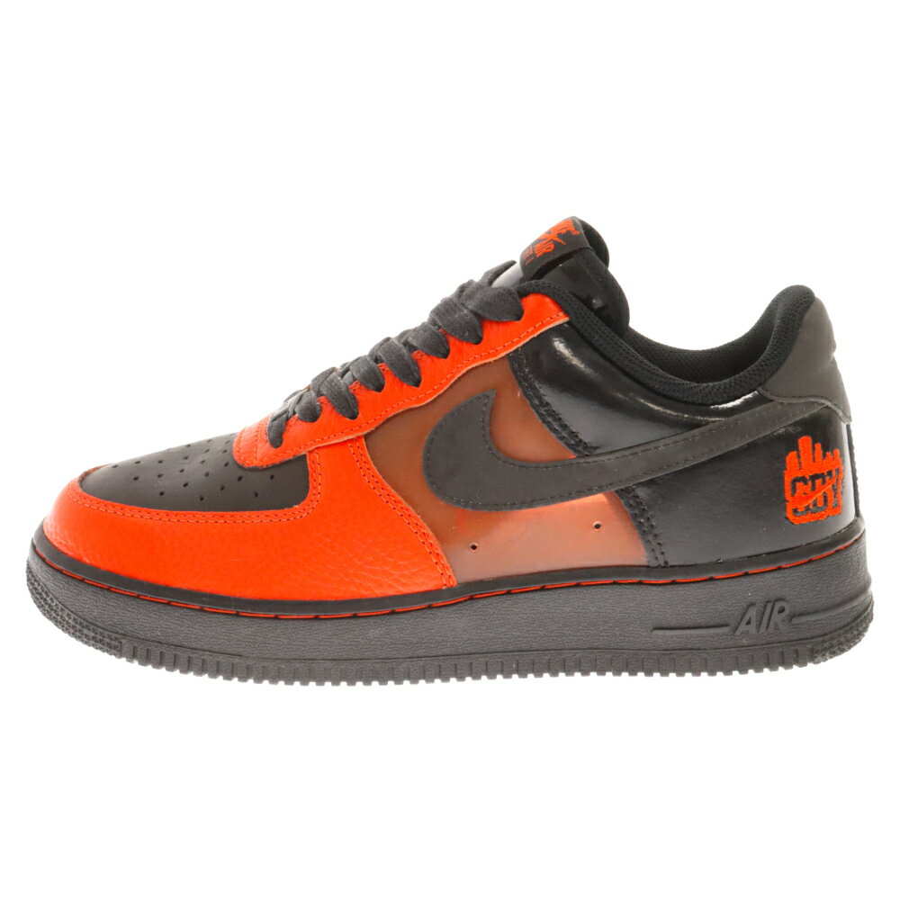 NIKE(ナイキ) サイズ:US8/26.0cm AIR FORCE1 LOW SHIBUYA HALLOWEEN CT1251-006 エアフォース1 渋谷ハロウィン ローカットスニーカー US8/26.0cm ブラック/オレンジ【中古】【程度A】【カラーブラック】【取扱店舗BRING THRIFT CLOSET】