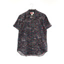 SUPREME(シュプリーム) サイズ:XS 13SS×COMME des GARCONS SHIRT Loop Collar S/S shirts ループ カラー シャツ 半袖シャツ コムデギャルソンシャツ ブラック【中古】【程度B】【カラーブラック】【オンライン限定商品】