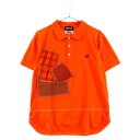 COMME des GARCONS JUNYA WATANABE MAN(コムデギャルソンジュンヤワタナベマン) サイズ:M ×LYLE&SCOTT customized polo shirt ライル&スコット ポロシャツ オレンジ WI-T903【中古】【程度B】【カラーオレンジ】【オンライン限定商品】