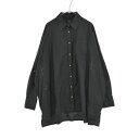 CHROME HEARTS(クロムハーツ) サイズ:S MAHAL KITA SHIRT マハルキタ クロスパッチクロスボタン長袖シャツ ブラック JVP【中古...