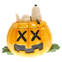 MEDICOM TOY(メディコムトイ) ×KAWS Original Fake x Peanuts Snoopy Halloween Pumpkin Ceramic Jar カウズ オリジナルフェイク スヌーピー パンプキン セラミック カップ オレンジ【中古】【程度A】【カラーオレンジ】【取扱店舗BRING札幌店】