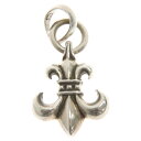 CHROME HEARTS(クロムハーツ) BS FLUER W/BALE/BSフレアペンダント Wベイル/ペンダントネックレストップ シルバー【中古】【程度B】【カラーシルバー】【取扱店舗渋谷】