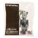 MEDICOM TOY(メディコムトイ) サイズ:70% BE@RBRICK 70% KAWS Original Fake ベアブリック カウズ オリジナルフェイク ストラップ キーホルダー フィギュア 人形 グレー/ネイビー【新古品/中古】【程度S】【カラーグレー】【オンライン限定商品】