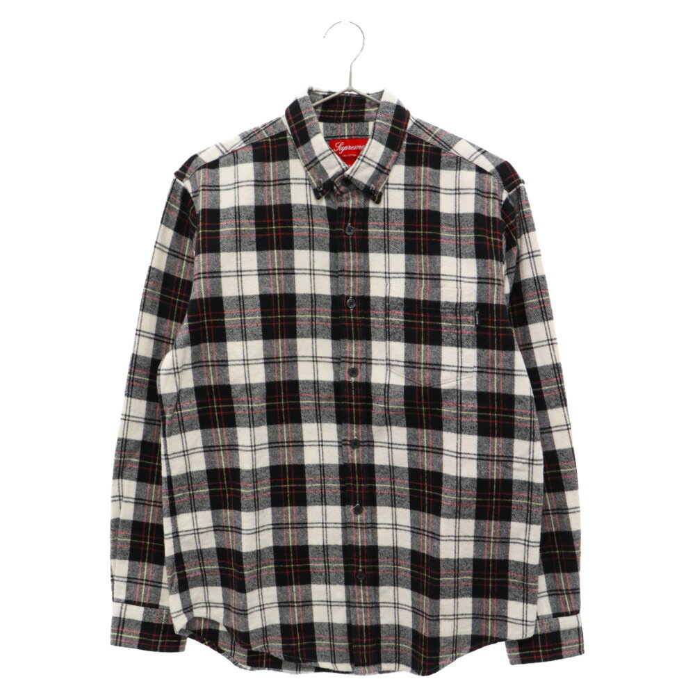 SUPREME(シュプリーム) サイズ:S 14AW Tartan Flannel Shirt タータンチェック フランネル長袖シャツ マルチカラー