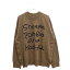 Sacai(サカイ) サイズ:2 22AW×MADSAKI Embroidery Knit Pullover×マサキ エンブロイダリー ニット セーター ブラウン 22-0443S【中古】【程度A】【カラーブラウン】【オンライン限定商品】