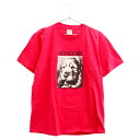 SUPREME(シュプリーム) サイズ:S 18AW Remember Tee フォトプリント リメンバー 半袖Tシャツ ピンク【中古】【程度B】【カラーピンク】【取扱店舗BRING THRIFT CLOSET】