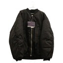 PRADA(プラダ) サイズ:S 22AW Re-nylon Bomber Jacket リナイロン ジップアップ ボンバージャケット ブラック SGX093【中古】【程度A】【カラーブラック】【取扱店舗BRING心斎橋店】