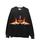 WACKO MARIA(ワコマリア) サイズ:L 24SS NECKFACE / SWEAT SHIRT ネックフェイス スウェットシャツ トレーナー ブラック NECKFACE-WM-SS21【新古品/中古】【程度S】【カラーブラック】【オンライン限定商品】