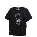 NUMBER (N)INE(ナンバーナイン) サイズ:2 9th anniversary 9周年記念 スマイルグラフィックプリント 半袖Tシャツ ブラック【中古】【程度B】【カラーブラック】【取扱店舗BRING京都河原町店】