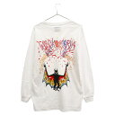 WACKO MARIA(ワコマリア) サイズ:L 24SS NECKFACE / LONG SLEEVE T-SHIRT ネックフェイス バックプリント 長袖Tシャツ ホワイト NECKFACE-WM-LT03【新古品/中古】【程度S】【カラーホワイト】【取扱店舗BRING仙台店】