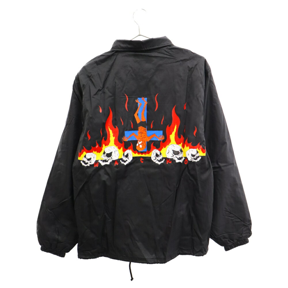 WACKO MARIA(ワコマリア) サイズ:S 24SS NECKFACE / COACH JACKET ネックフェイス コーチジャケット ブラック【新古品/中古】【程度S】【カラーブラック】【オンライン限定商品】