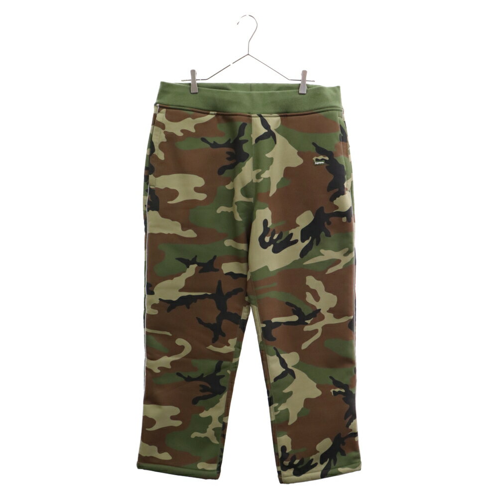 SUPREME(シュプリーム) サイズ:L 23AW Windstopper Sweat Pant Woodland Camo ウインドストッパー スウェットパンツ ウッドランド カモ グリーン【中古】【程度A】【カラーグリーン】【オンライン限定商品】